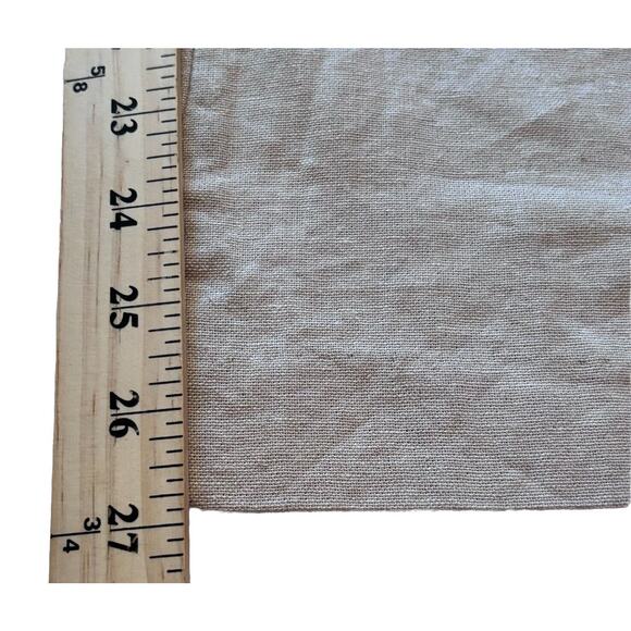 Jason Wu Women's Wide Leg Pants Linen Beige Braid Detail Slash Pocket Size 10 - Picture 11 of 11